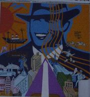 Carlos Gardel, mural painting by Carlos P�ez Vilar�