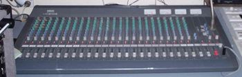 Yamaha 2403 audio mixing console in a 'live' mixing application
